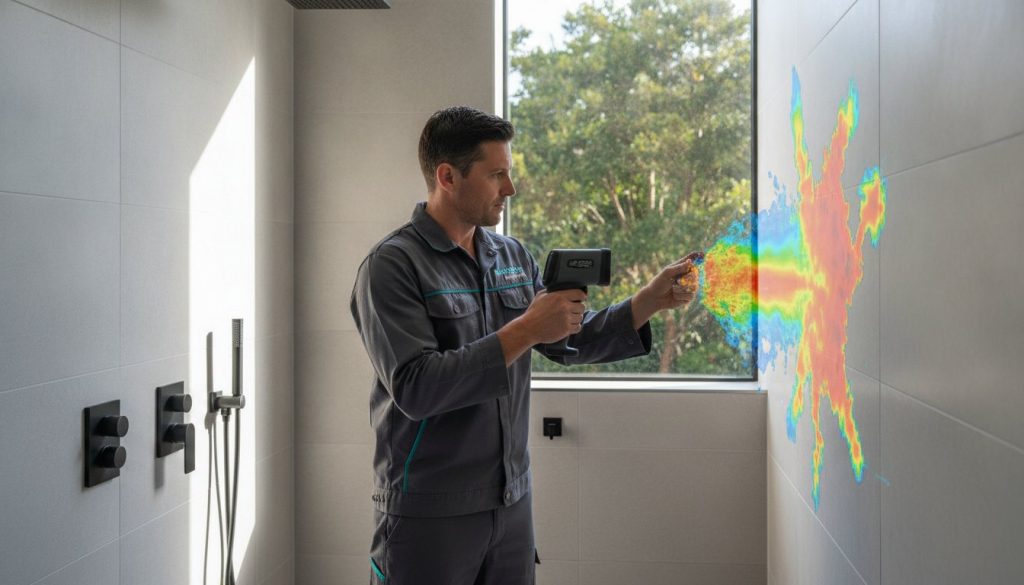 How thermal imaging is used to detect leaks