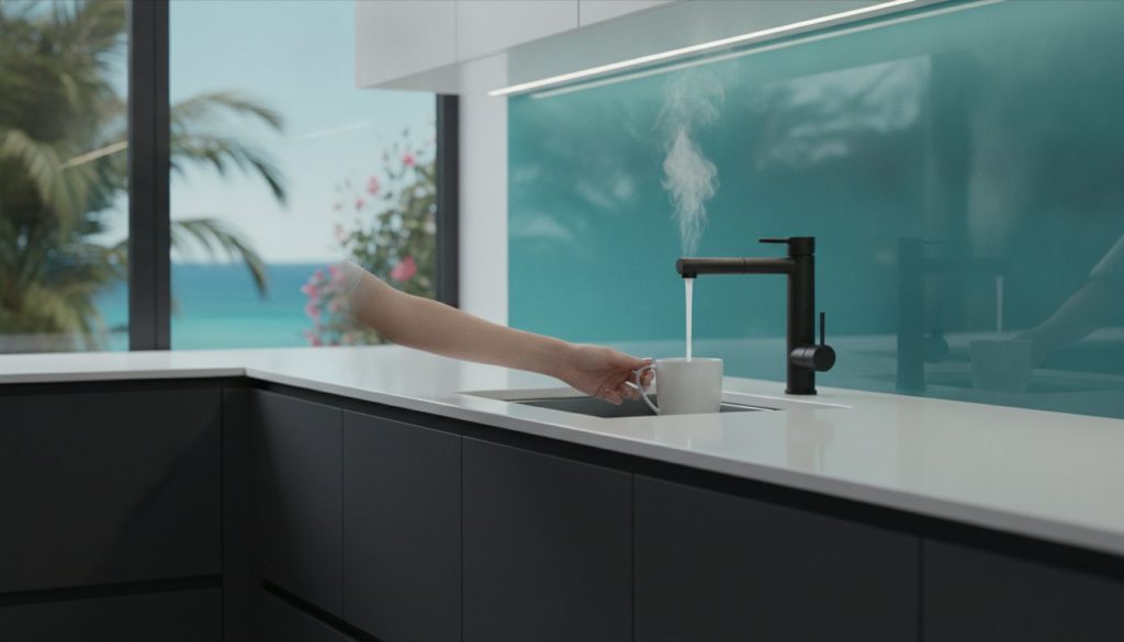 Zip Tap and instantaneous hot water installation