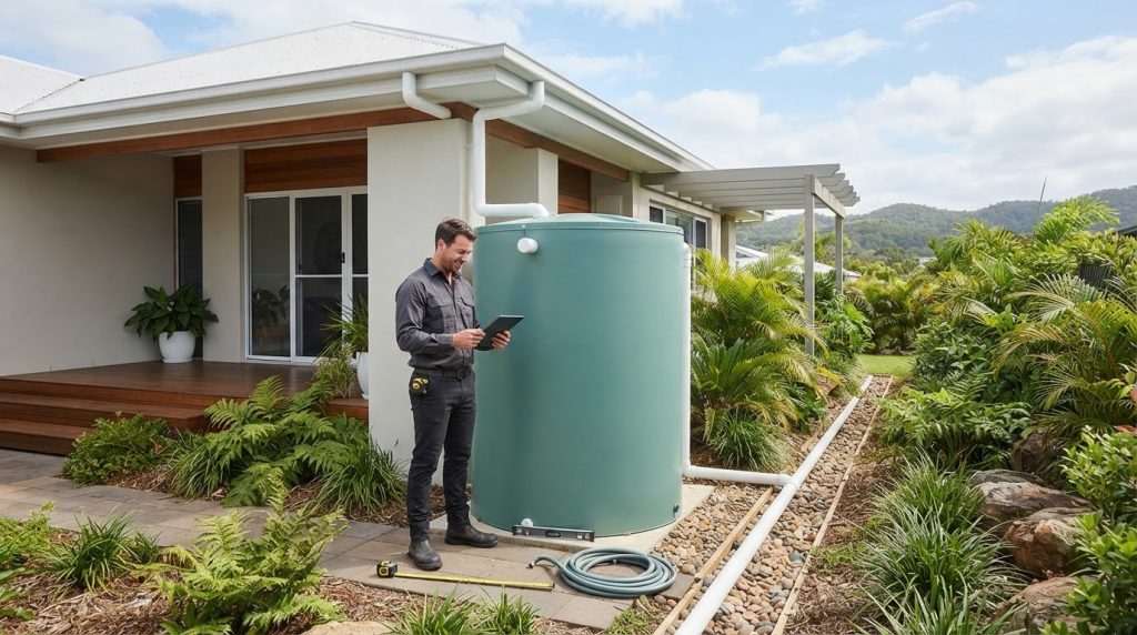 Sunshine Coast Rainwater Tank Installation