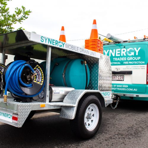 Synergy Trades Group - Plumbers in Action - Our mobile truck is ready to go