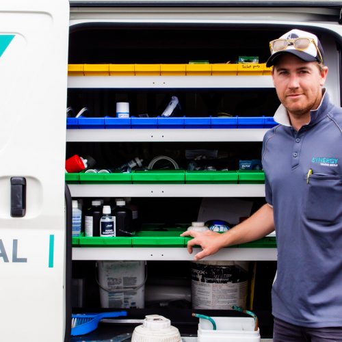 Synergy Trades Group - Plumbers in Action - showing our complete plumbing tools